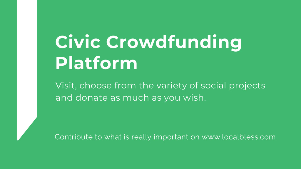 Designvorlage Crowdfunding Platform ad on Stone pattern für FB event cover