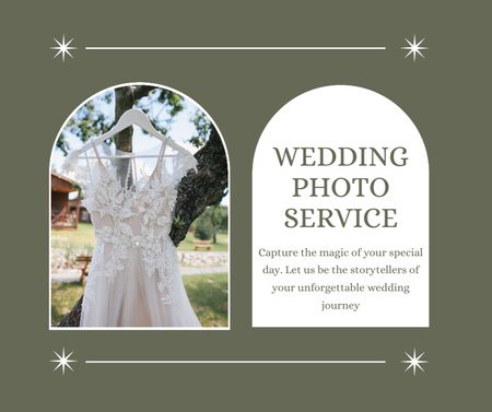 Platilla de diseño Wedding Photo Services Facebook