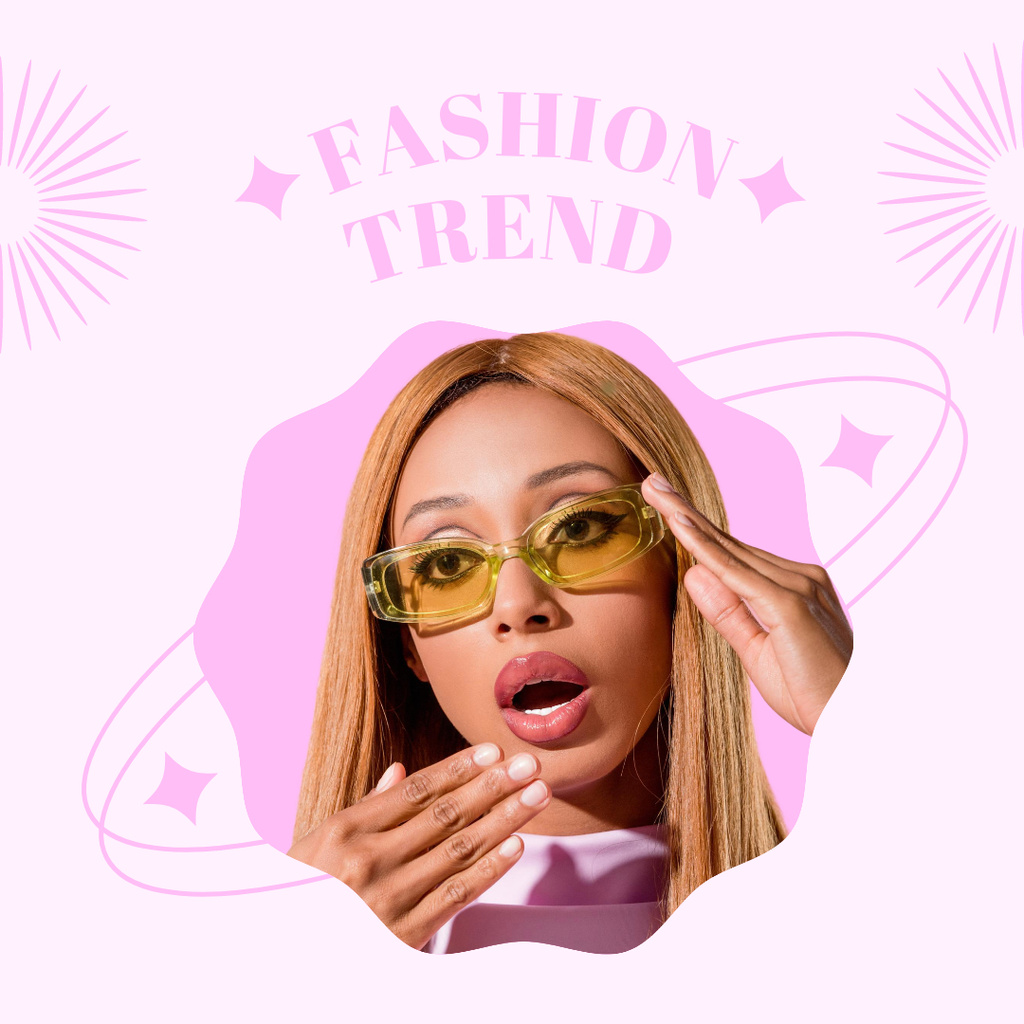 Ontwerpsjabloon van Instagram van Fashion trend