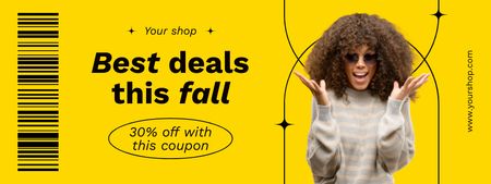 Prepare for the Fall Bargain Coupon Design Template