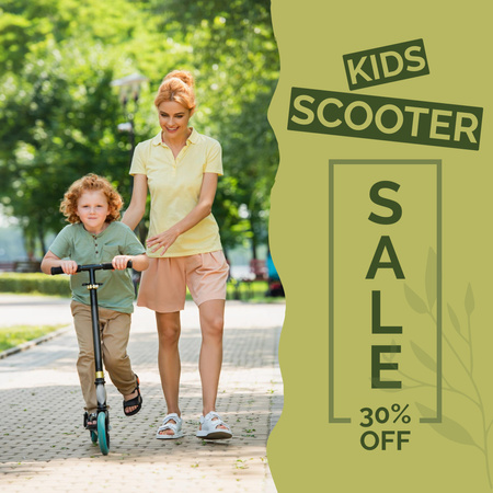 Children’s Scooters Discount Instagram Design Template