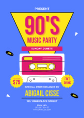 Style 90s Party Announcement