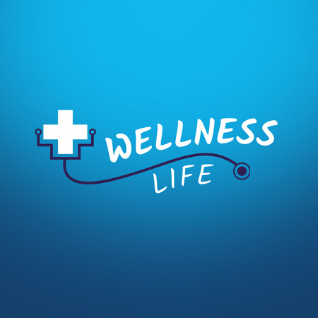Wellness And Healthcare Center Service Promotion Animated Logo Design Template