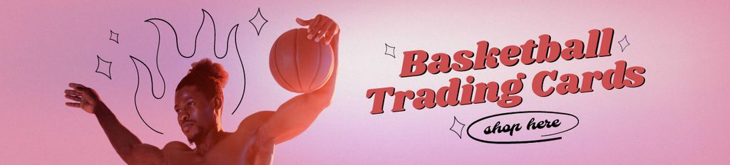 Basketball Cards Offer with Player Ebay Store Billboard – шаблон для дизайна