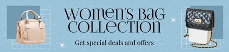 Platilla de diseño Offer of Women's Bags Collection Ebay Store Billboard