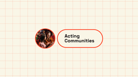 Platilla de diseño Actor Communications for Sharing Experiences Youtube