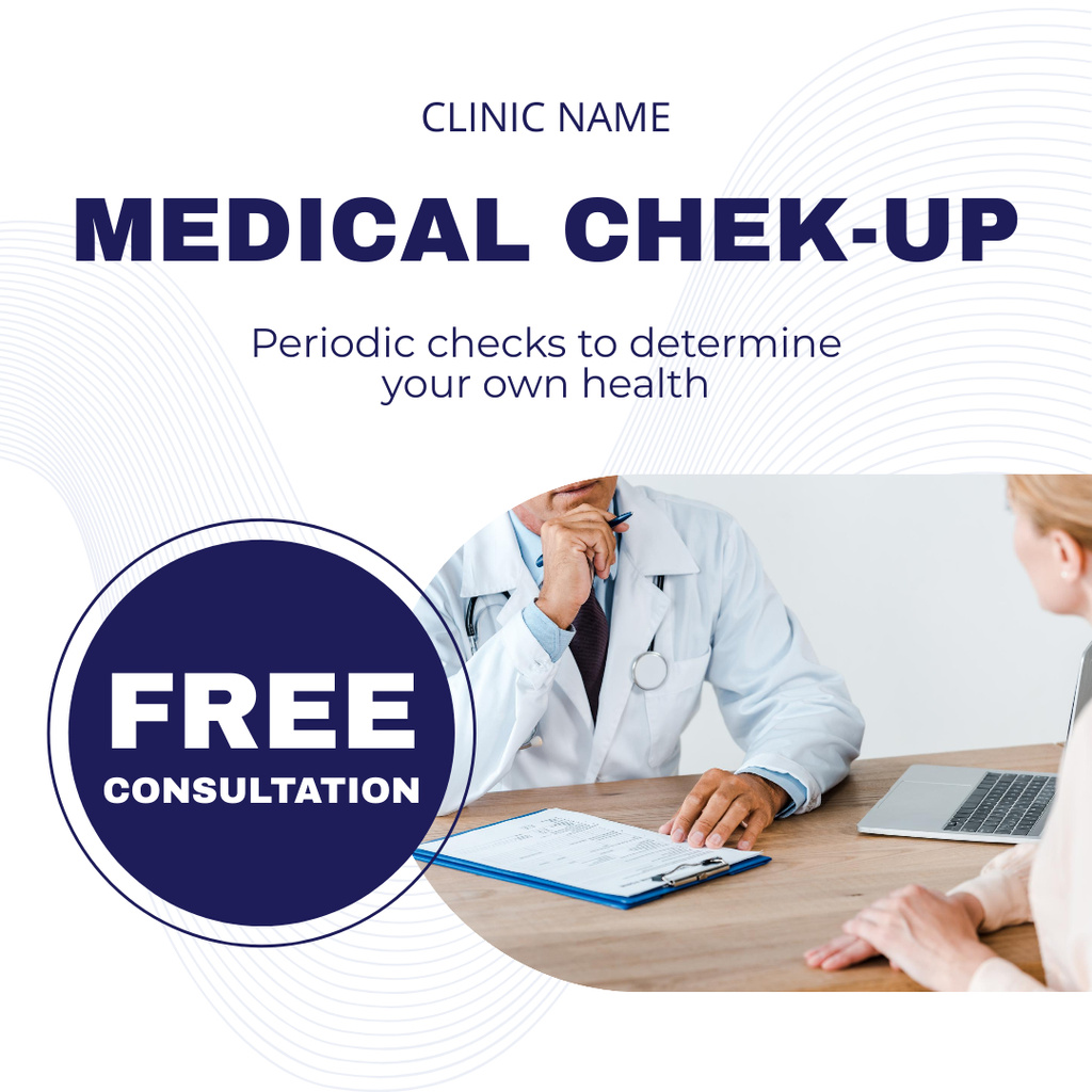 Platilla de diseño Ad of Medical Checkup Instagram