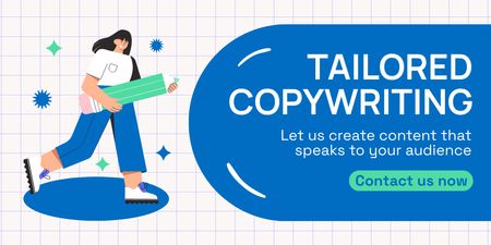 Tailored Copywriting Service For Brands Audience Twitter Design Template