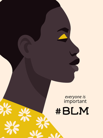 Platilla de diseño Protest against Racism Poster US