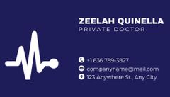 Offer of Services of Private Doctor on Blue