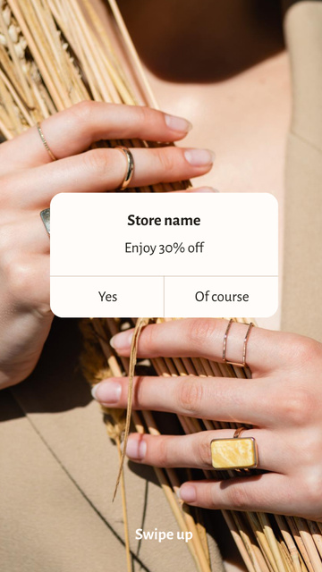Jewelry Store Promotion Instagram Story – шаблон для дизайна