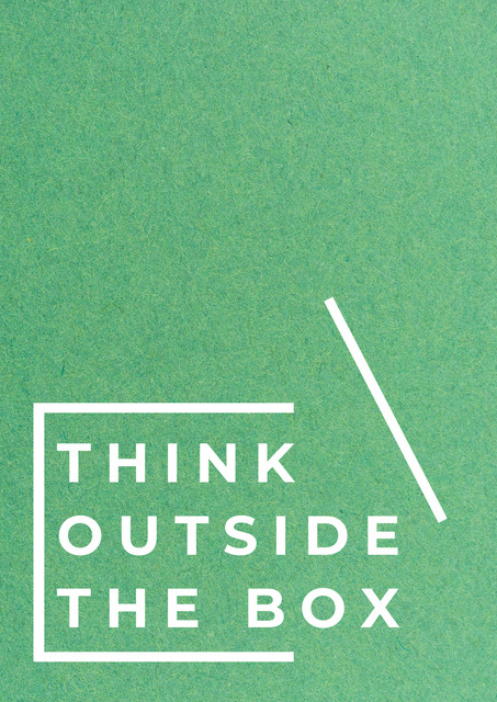Designvorlage Inspirational Quote on Green Texture für Poster