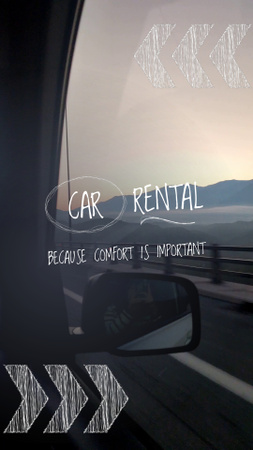 Comfortable Car Rental Service Offer TikTok Video Design Template