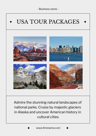 Travel Tour Offer Poster Design Template