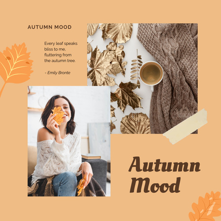 Designvorlage Autumn Mood Inspiration  für Instagram