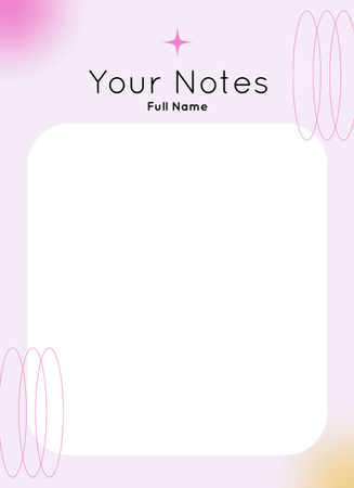 Weekly Business Meeting Report Notepad 4x5.5in Design Template