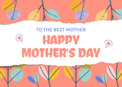Greeting to Best Mom on Mother's Day
