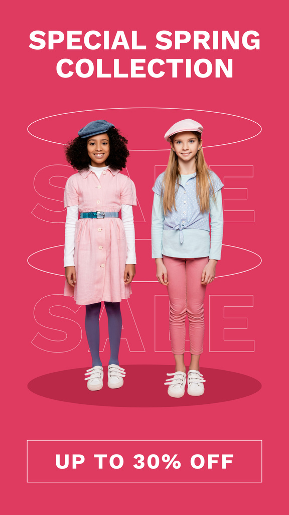 Special Spring Sale for Teens Instagram Story – шаблон для дизайну