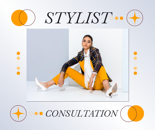 Ontwerpsjabloon van Facebook van Style Coach Consultation