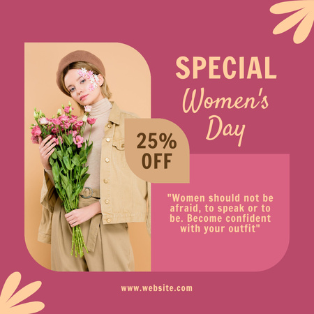 Platilla de diseño Special Offer on International Women's Day Instagram