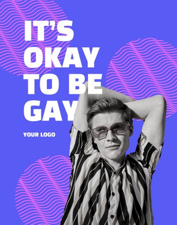Awareness of Tolerance to LGBT Poster 22x28in Design Template