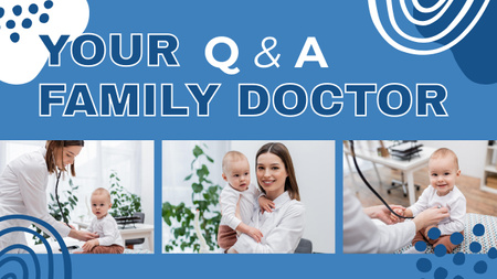 Services of Family Doctor Youtube Thumbnail Design Template
