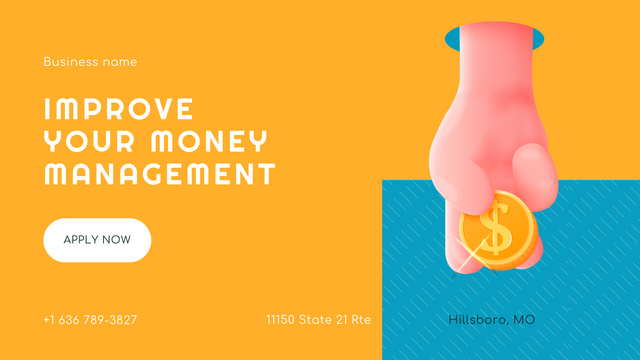 Money Management Courses Title 1680x945px – шаблон для дизайна