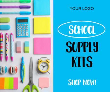 Back to School Special Offer Large Rectangle Design Template