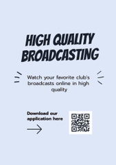 Soccer Broadcasting in Mobile App