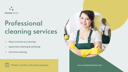 Various Packages For Cleaning Services Offer Full HD videoデザインテンプレート