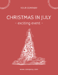 Enchanting Announcement for July Christmas Party