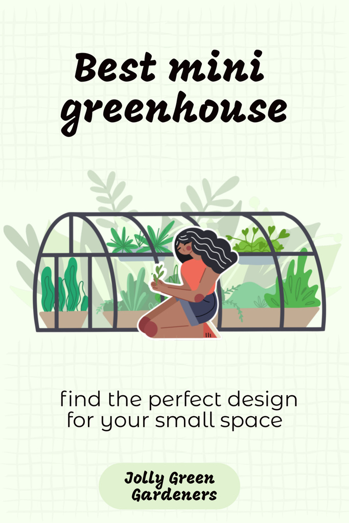 Greenhouse Sale Ad Pinterest Πρότυπο σχεδίασης
