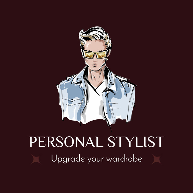Template di design Exceptional Stylist Service Offer With Slogan Animated Logo