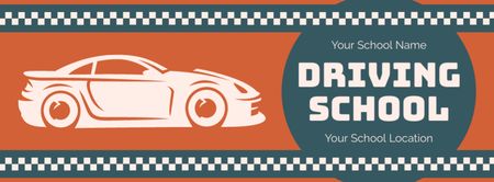 Participation in Driving School Lesson Programs Facebook cover Design Template