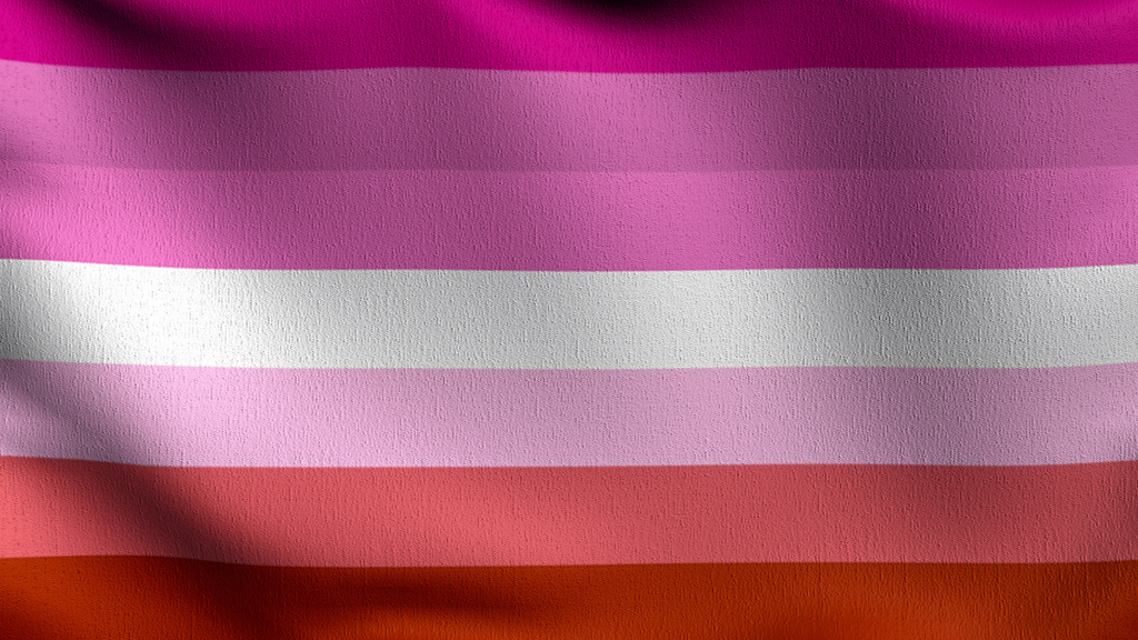 Congratulation with Lesbian Visibility Week Zoom Background Design Template