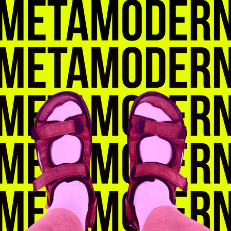 Girl in Pink Socks and Sandals Instagram Design Template