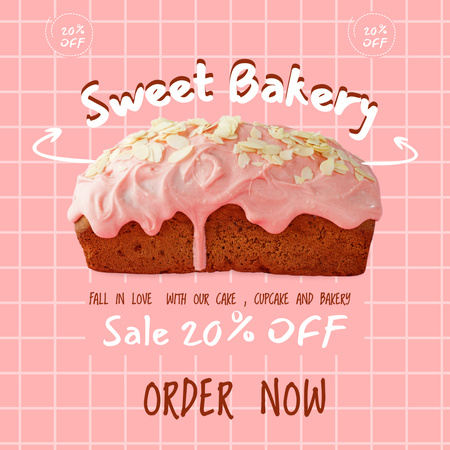 Modèle de visuel Bakery Discount Offer - Instagram