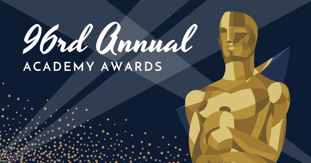 Platilla de diseño Annual Academy Awards announcement Facebook AD