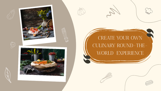 Create Your Own Culinary Youtube Thumbnail Tasarım Şablonu