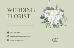Wedding Florist Advertisement