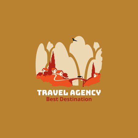 Best Natural Destinations Animated Logo Design Template