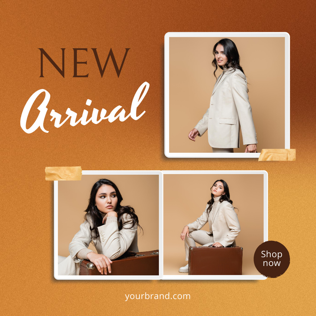 Women's Clothing Collection Instagram AD Design Template