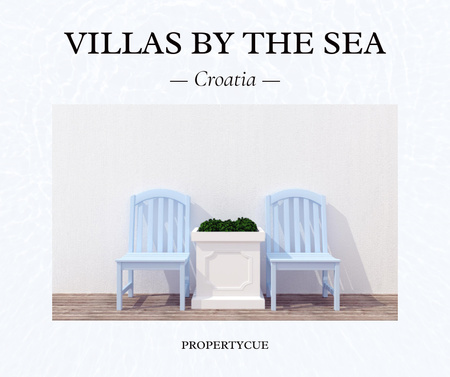 Villas by Sea Rent Offer Facebook Design Template