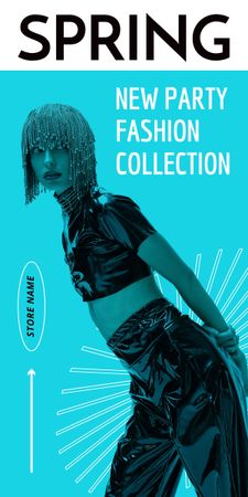 Platilla de diseño Spring Sale Fashion Women's Collection Graphic