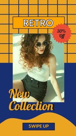Summer Clothing Collection Instagram Story Design Template