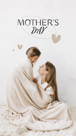Platilla de diseño Cute Mother's Day Holiday Greeting Instagram Story