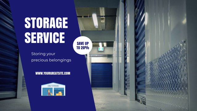 Reliable Storage Service At Discounted Rates Offer Full HD video Design Template