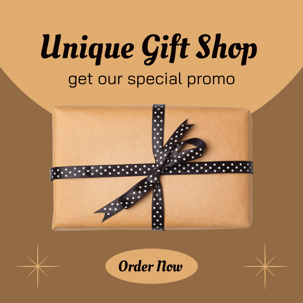 Ontwerpsjabloon van Instagram van Gift Shop Promotion