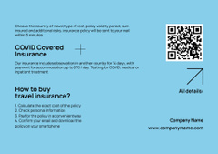Travel Insurance Agency Offer on Blue