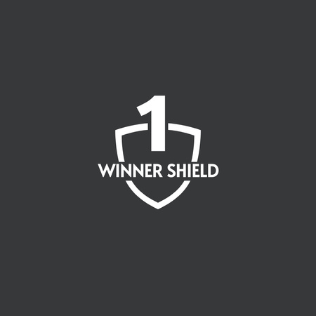 Image of the Best Company Emblem Logo Design Template